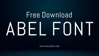 Abel Font Free Download