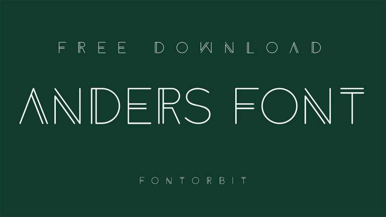 The Anders Font Free Download