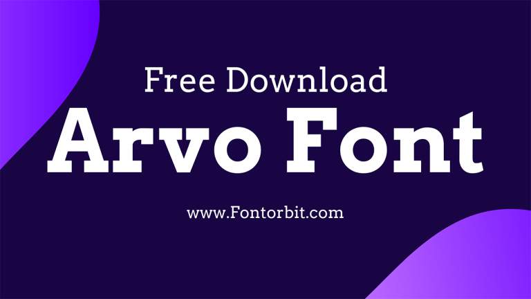 Arvo Font Free Download