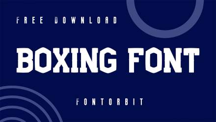 Boxing Font Free Download