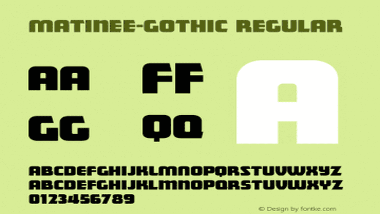 Cadillac Gothic Font Family Includes