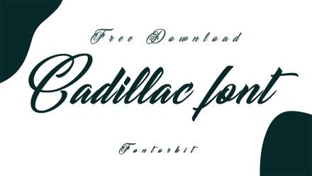 Cadillac Font Free Download