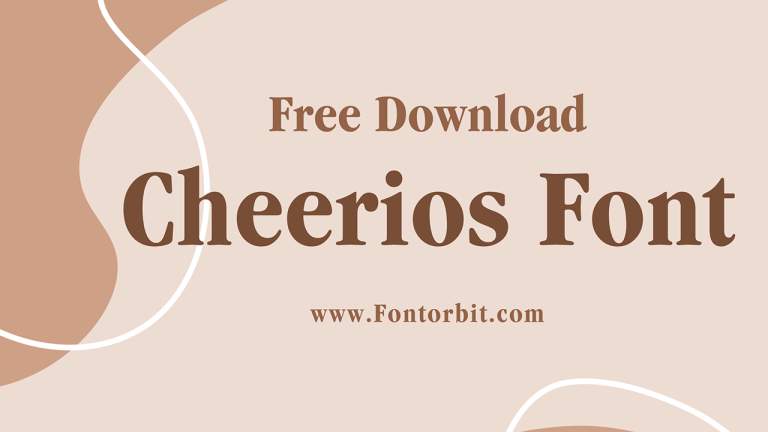 Cheerios Font Free Download