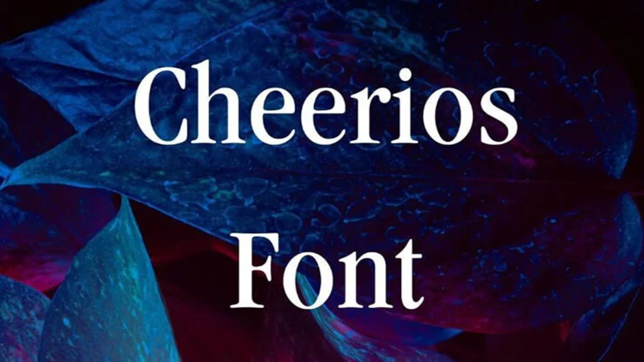 Cheerios Font Family Includes