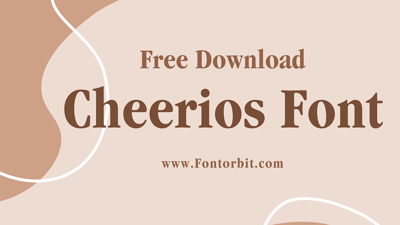 Cheerios Font