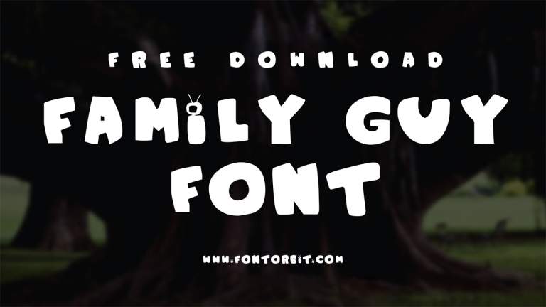 Family Guy Font Free Download