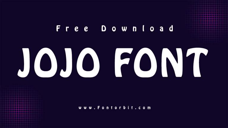 Jojo Font