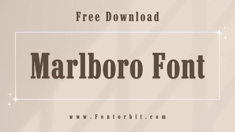 Marlboro Font