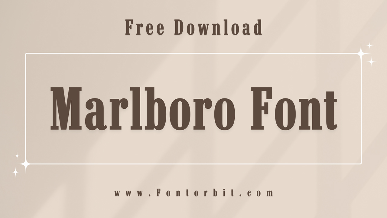 Marlboro Font