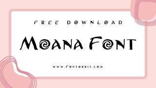 Moana Font Free Download