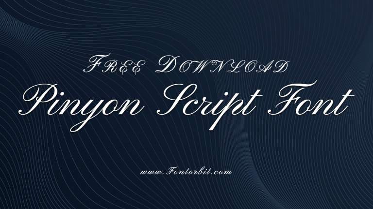 Pinyon Script Font