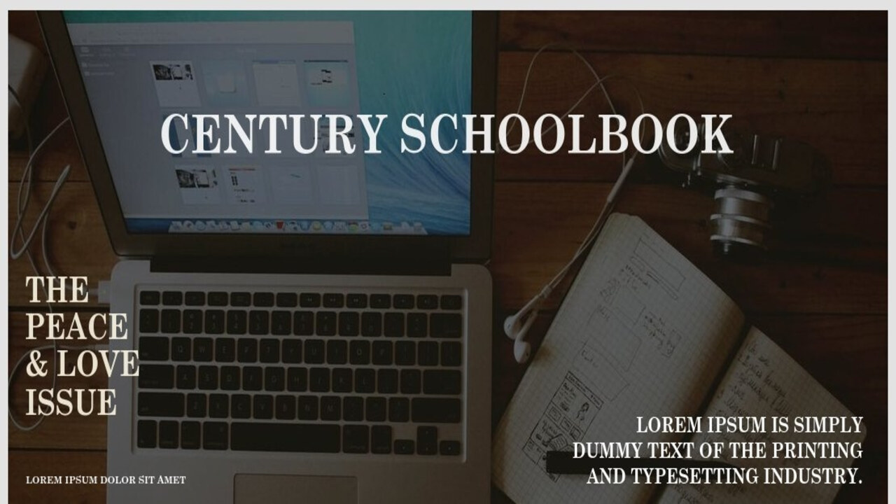 The Century Schoolbook Font Family