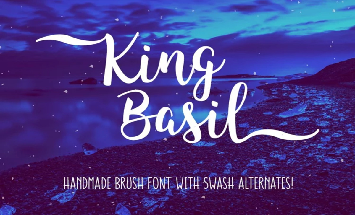 The King Basil Font Family