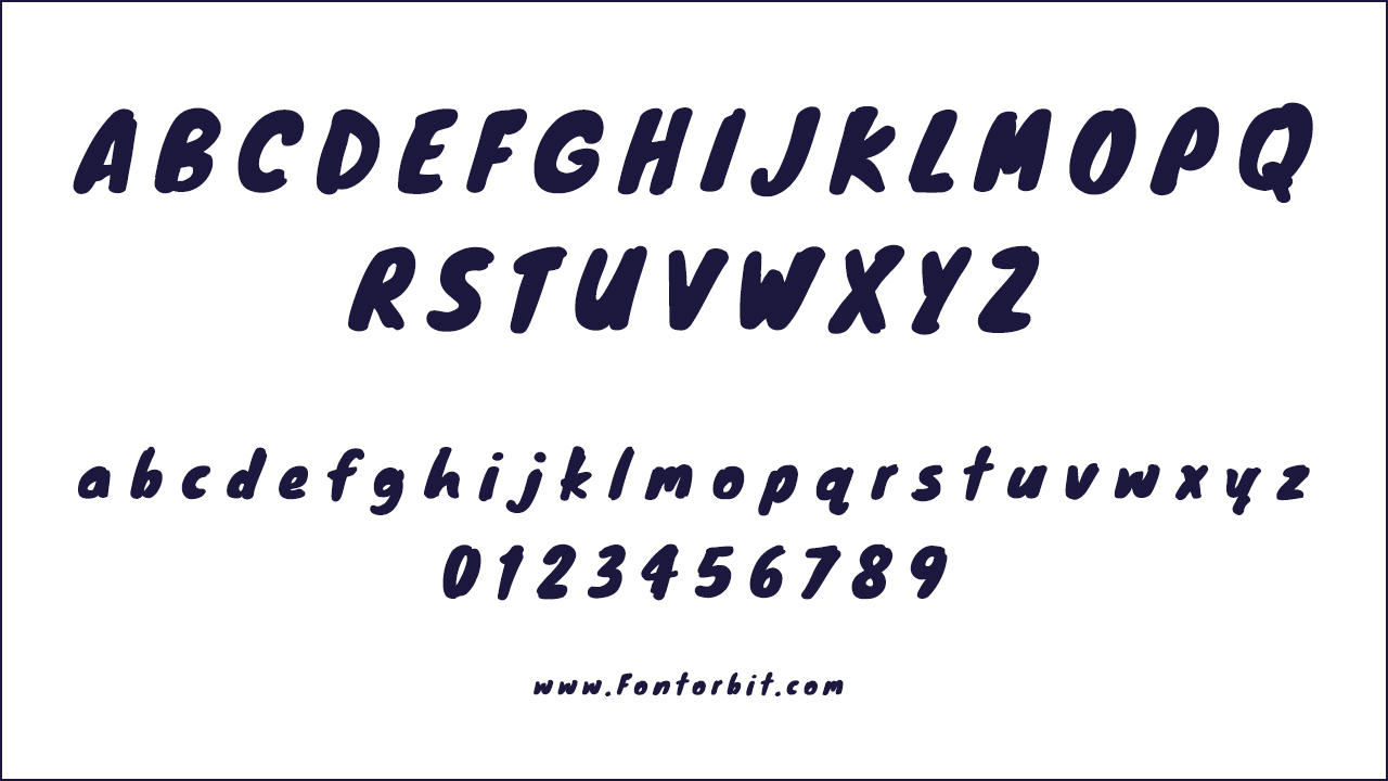 The Knewave Font Family Includes