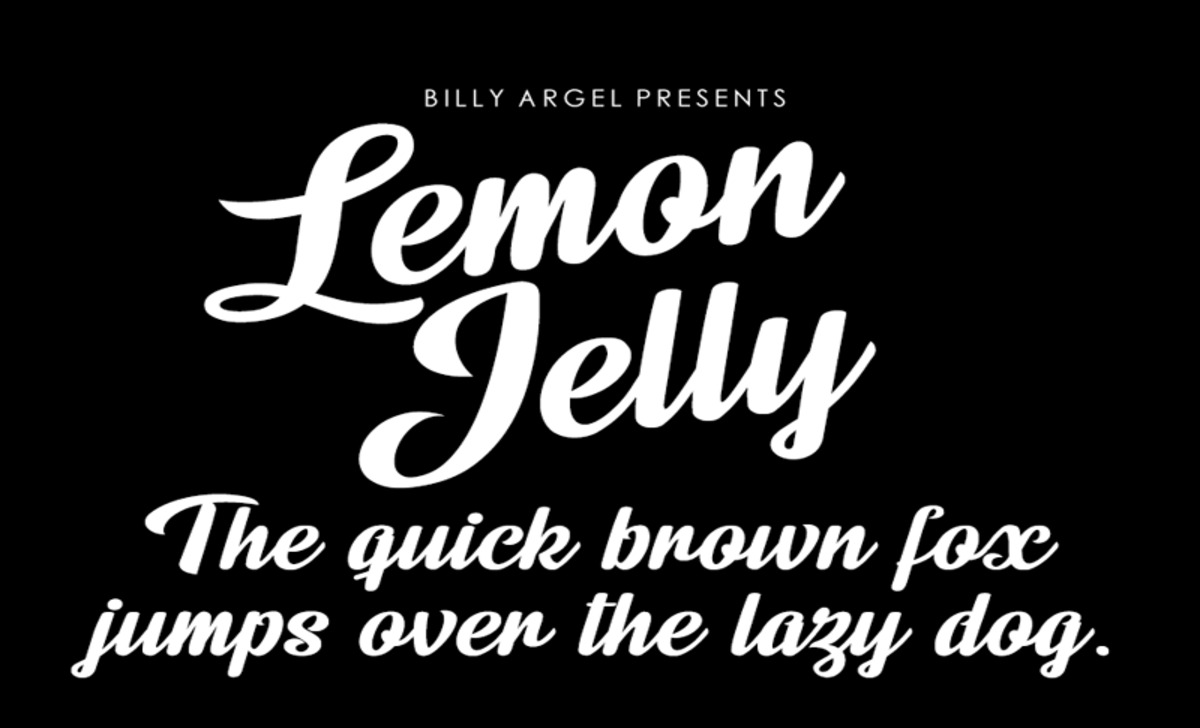 The Lemon Jelly Font Family