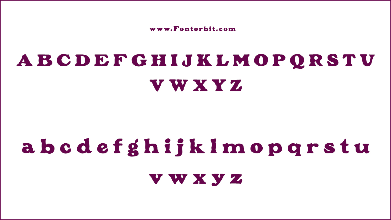 The Plymouth Font Family Includes