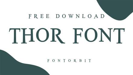 Thor Font Free Download