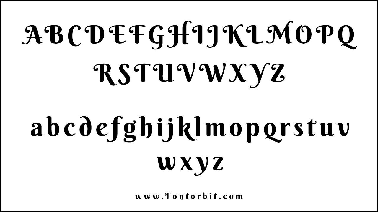 Type Of The Berkshire Swash Font (Font Family)