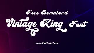 Vintage King Font Free Download