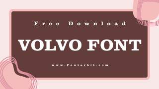 Volvo Font Free Download