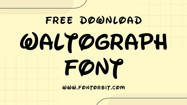 Waltograph Font Free Download