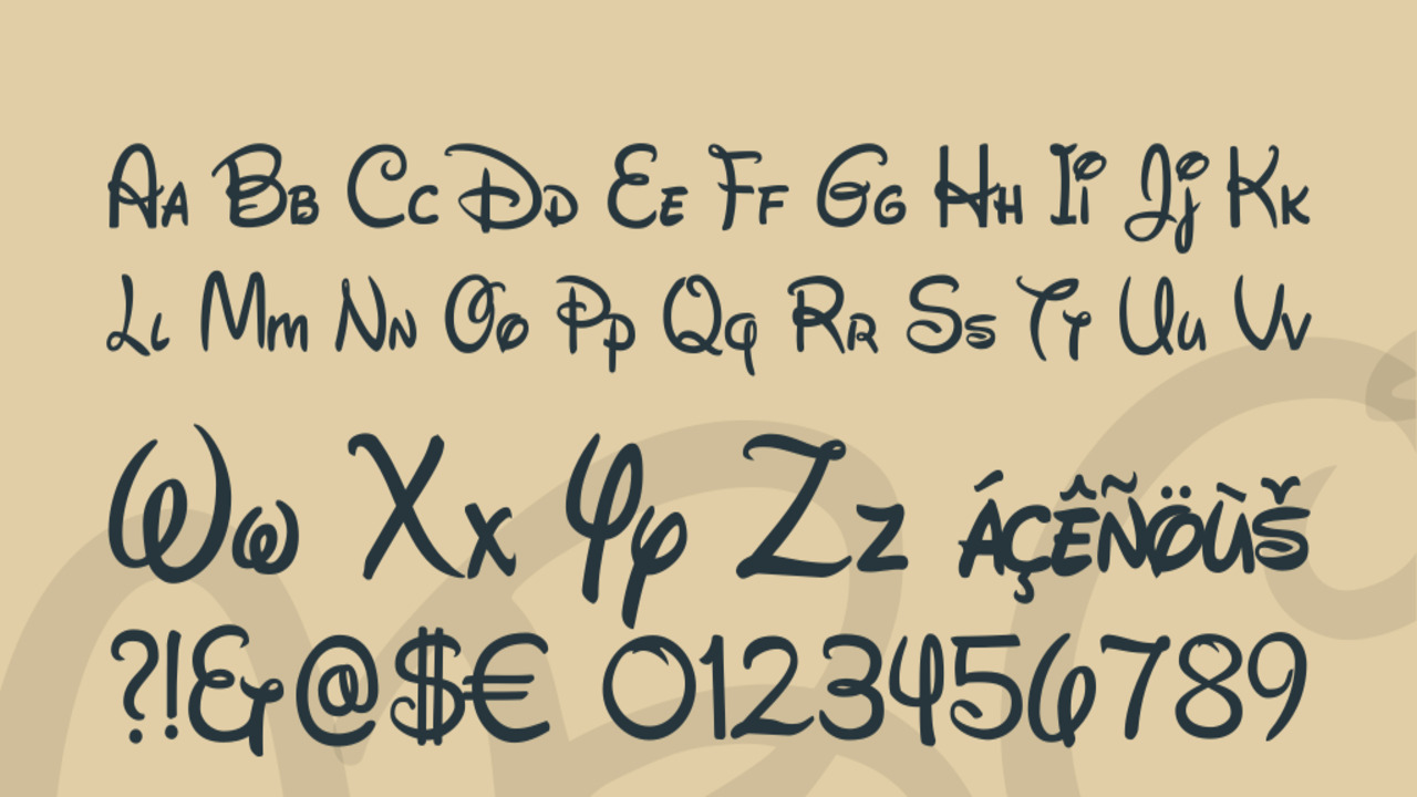 Waltograph Font Family Includes