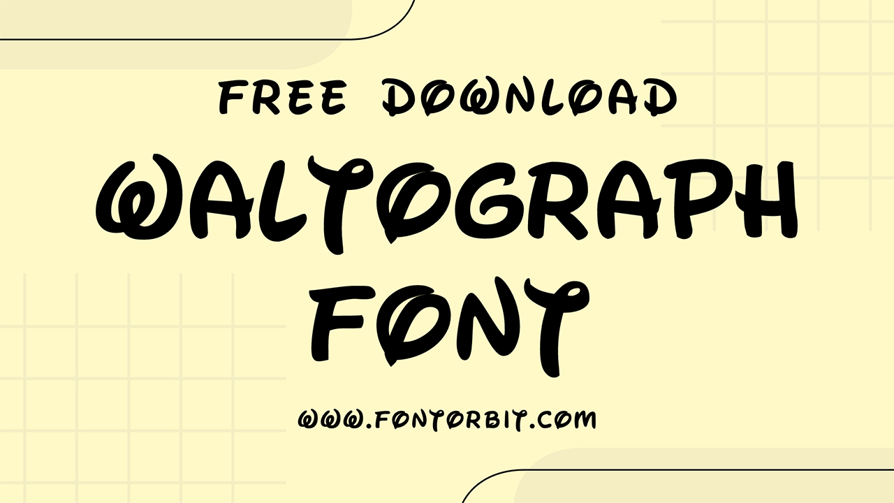 Waltograph Font