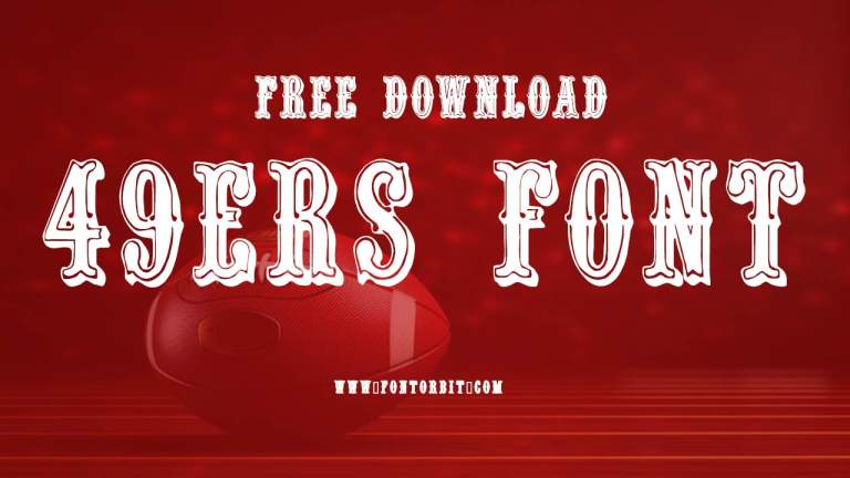 49ers Font Free Download