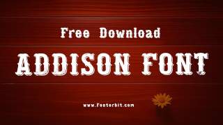 Addison Font Free Download