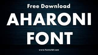 Aharoni Font Free Download