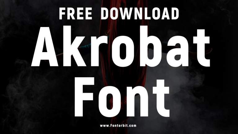 Akrobat Font