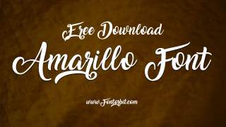 Amarillo Font Free Download | Stylish & Elegant Typeface