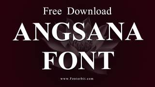 Angsana Font Free Download