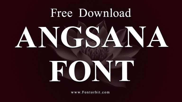 Angsana Font Free Download