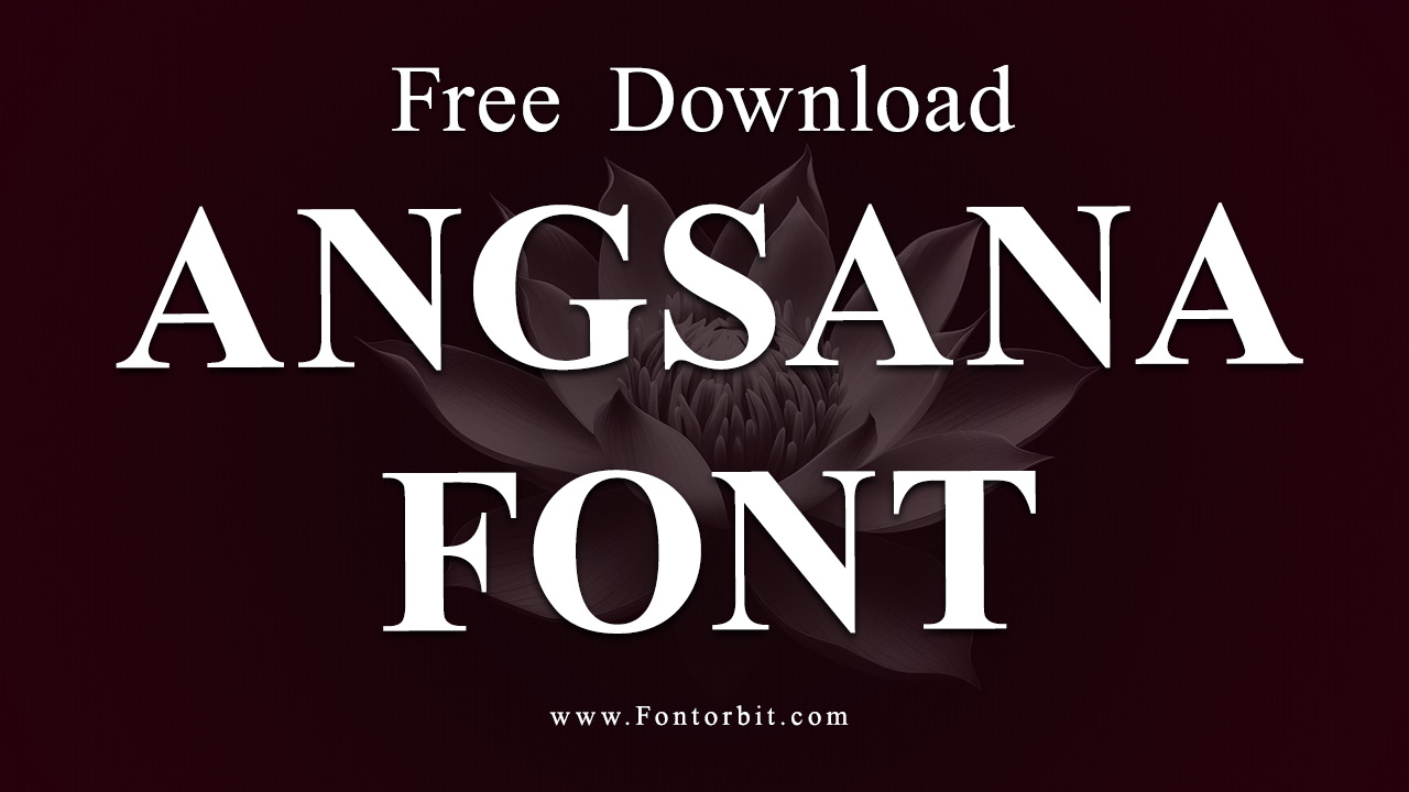 Angsana Font