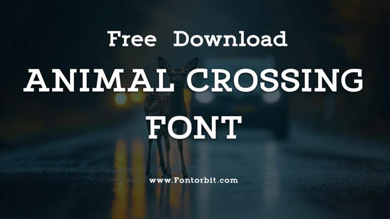 Animal Crossing Font