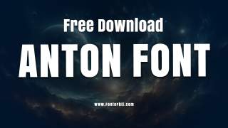 Anton Font Free Download