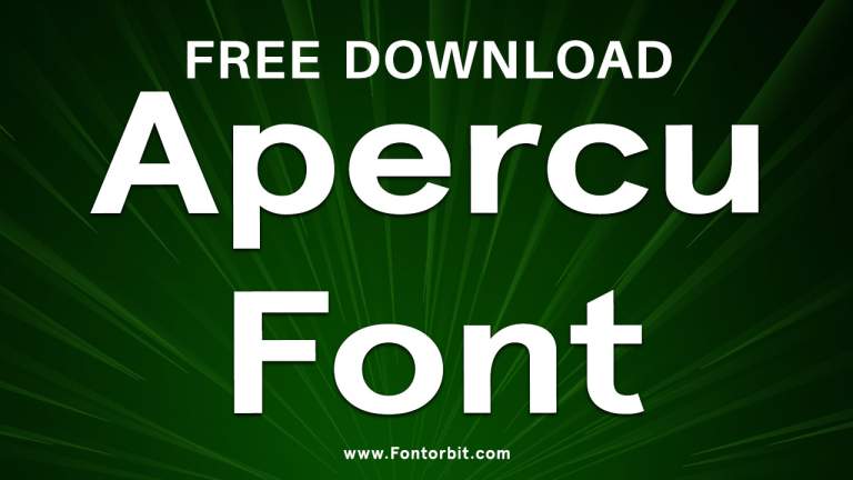 Apercu Font Free Download | Font Family, Uses, And Alternatives