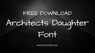 Architects Daughter Font – Handwritten Style by Daniella R