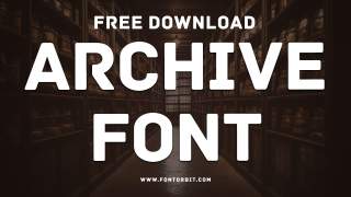 Archive Font Free Download