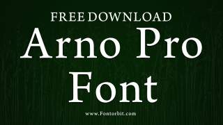 Arno Pro Font Free Download