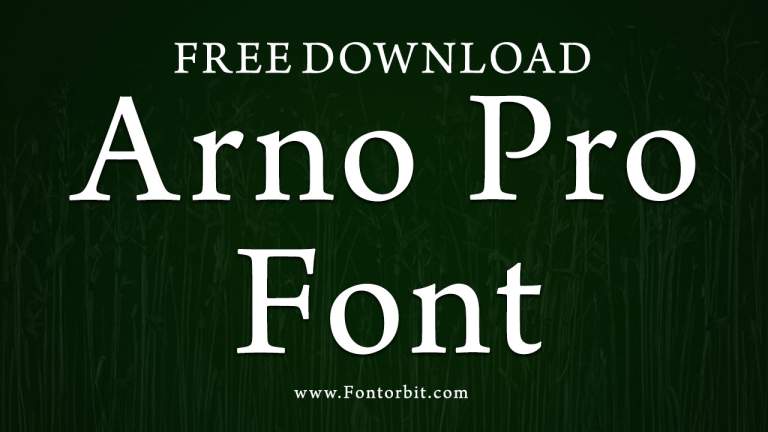 Arno Pro Font