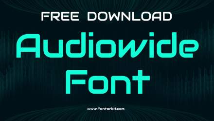 Audiowide Font Free Download