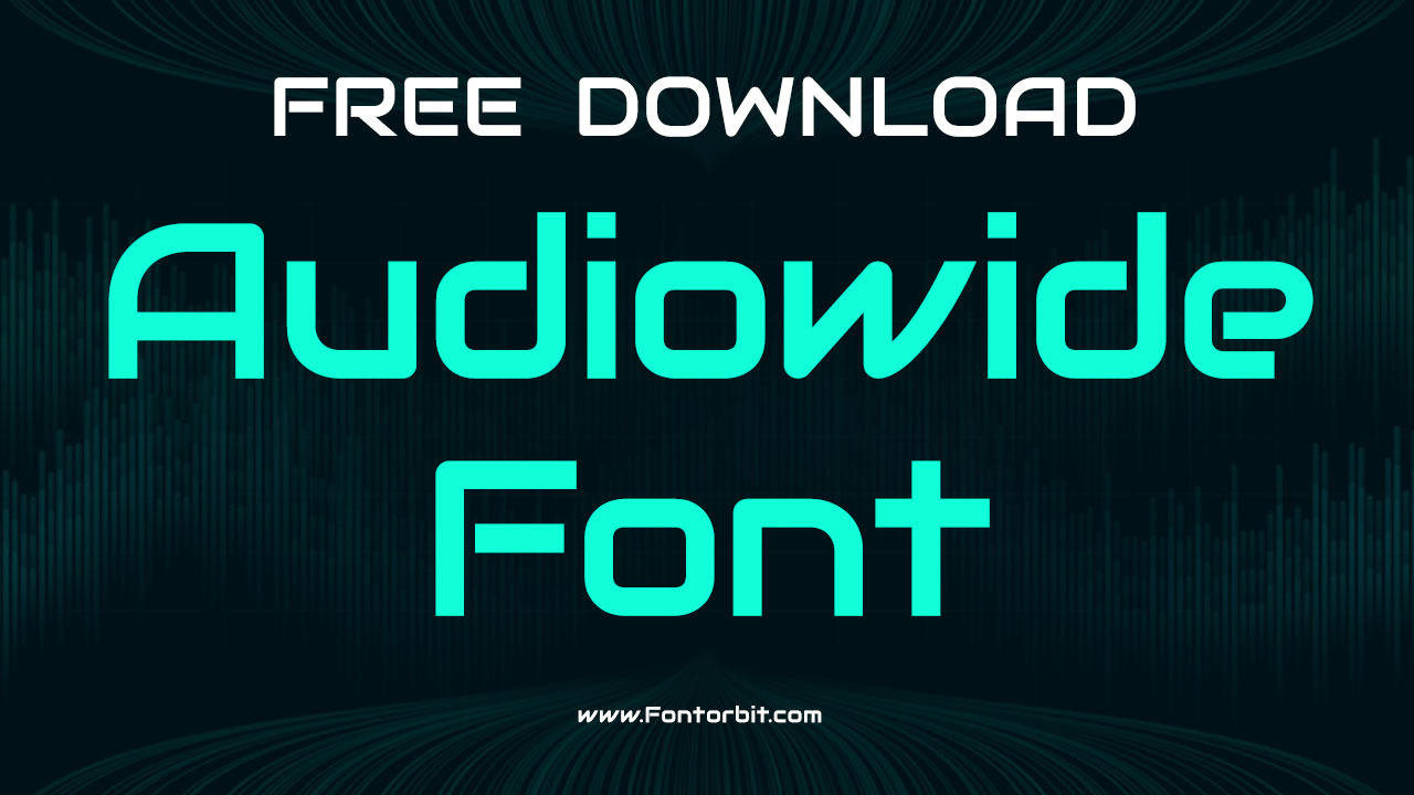 Audiowide Font