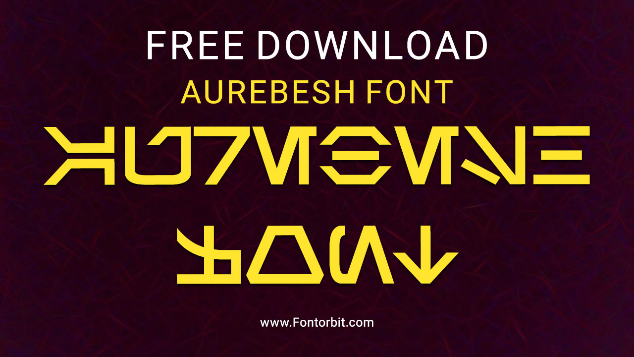 Aurebesh Font