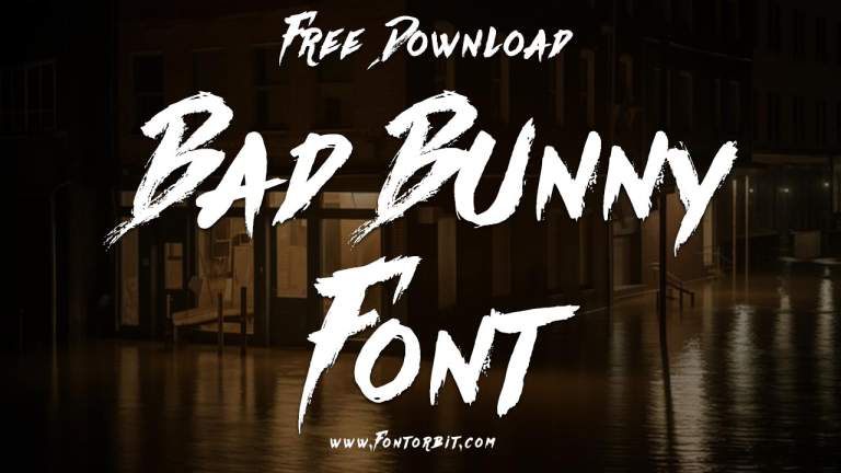 Bad Bunny Font Free Download