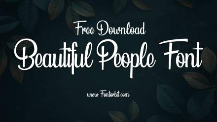 Beautiful People Font Free Download