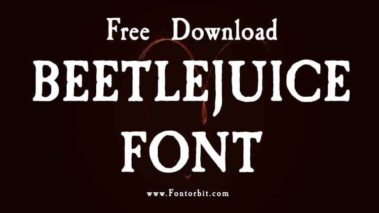 Beetlejuice Font