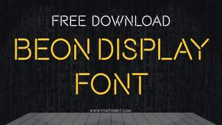 Beon Display Font Free Download