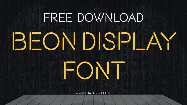 Beon Display Font Free Download